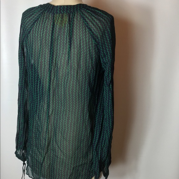 Maeve Anthropologie sheer blouse size medium - Picture 5 of 8